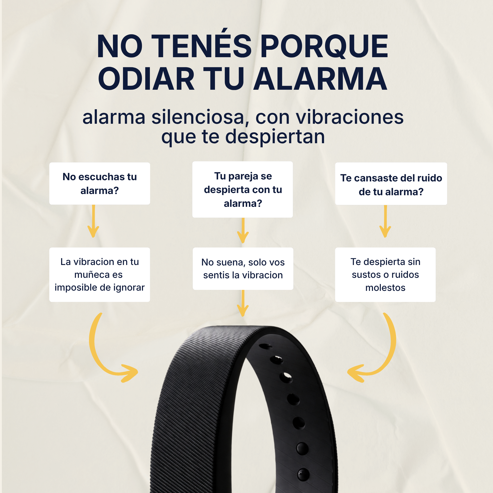 Pulsera alarma vibradora