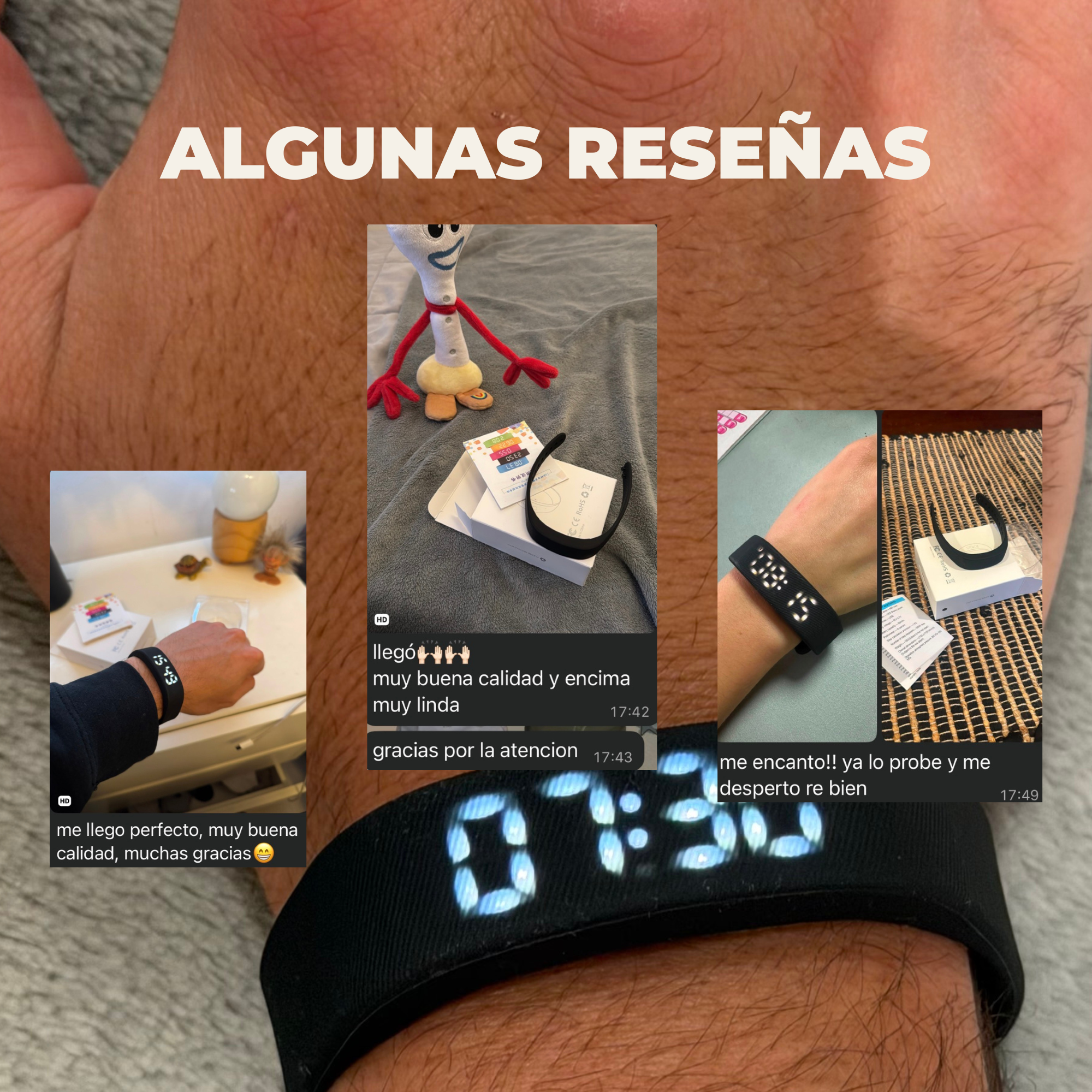 Pulsera alarma vibradora